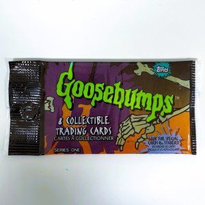 RARE - TOPPS GOOSEBUMP TRADING CARDS -  SERIES 1 - SEALED PACKAGE (1996)